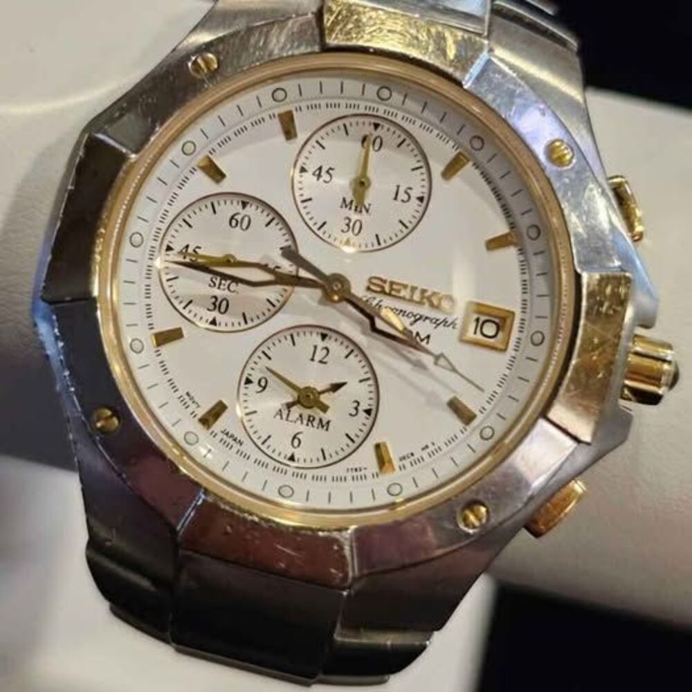 Invicta Two-Tone Chronograph Watch